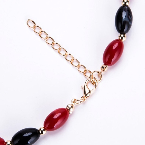 Multi-Size Beaded Women’s Necklace - Picture 3 of 4